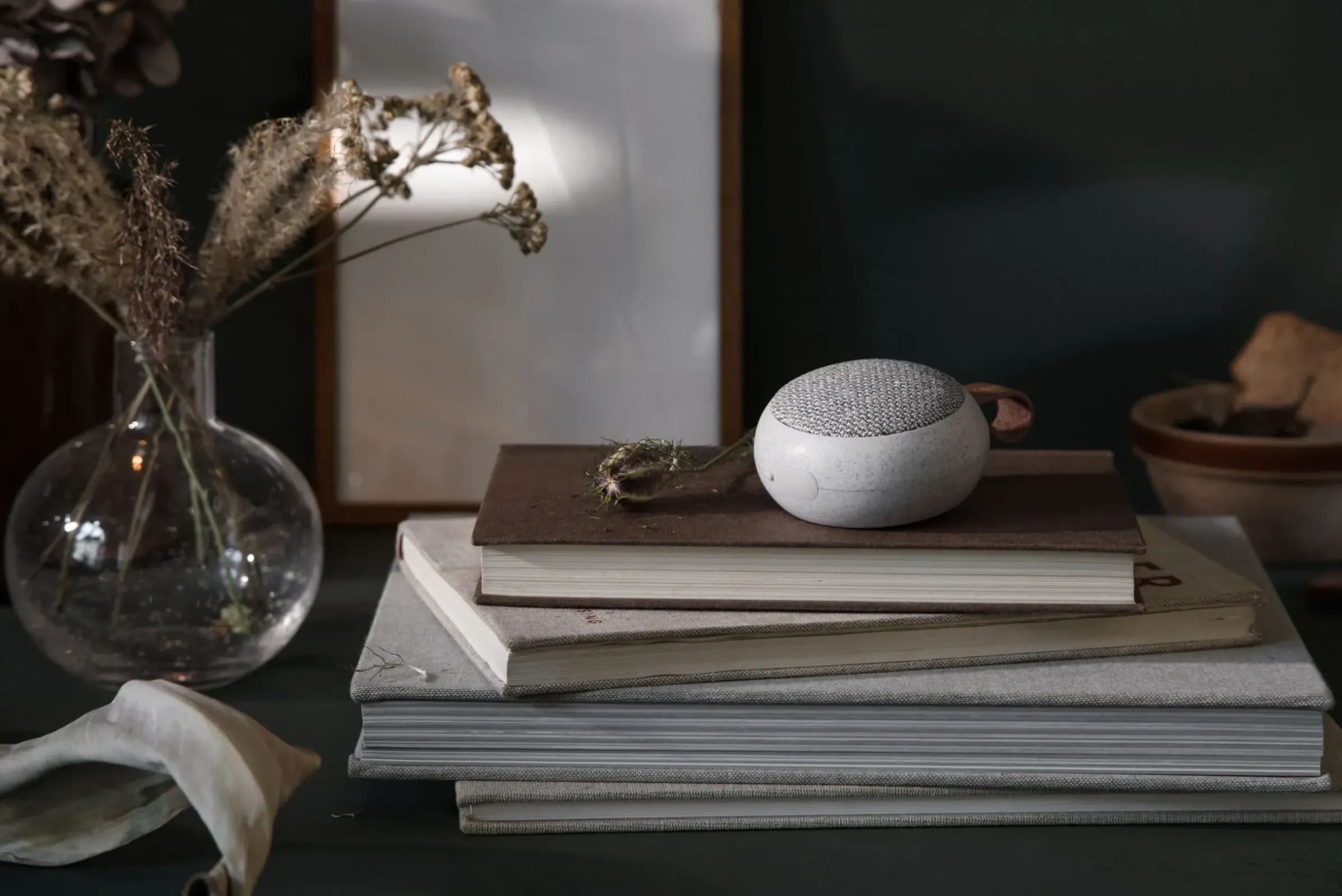 Enceinte Bluetooth Portable Ago Care Plastique Gris / O 8 Cm - Kreafunk
