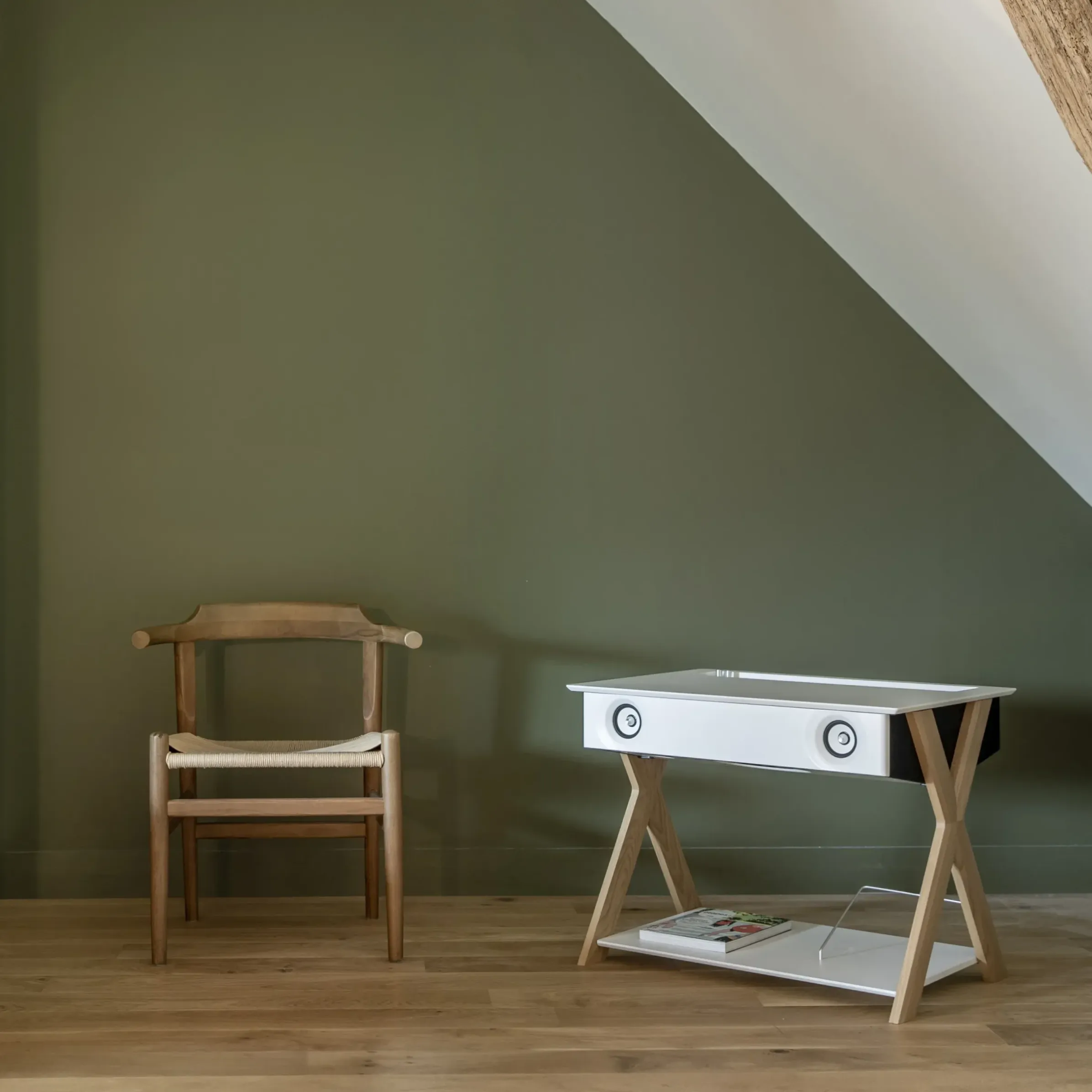 Enceinte Haute Fidelite Lx X Bois Naturel / L 76 X P 51,5 X H 57 Cm - La Boite Concept