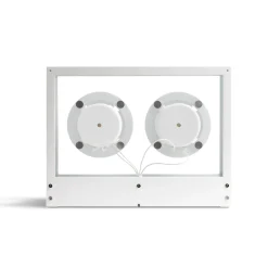Enceinte Small Verre Blanc Transparent / L 26 X H 20 Cm - Verre Trempe - Transparent Speaker