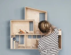 Etagere Funkis House Large/ Maison De Poupees - L 66 X H 55 X Prof. 20 Cm - Ferm Living
