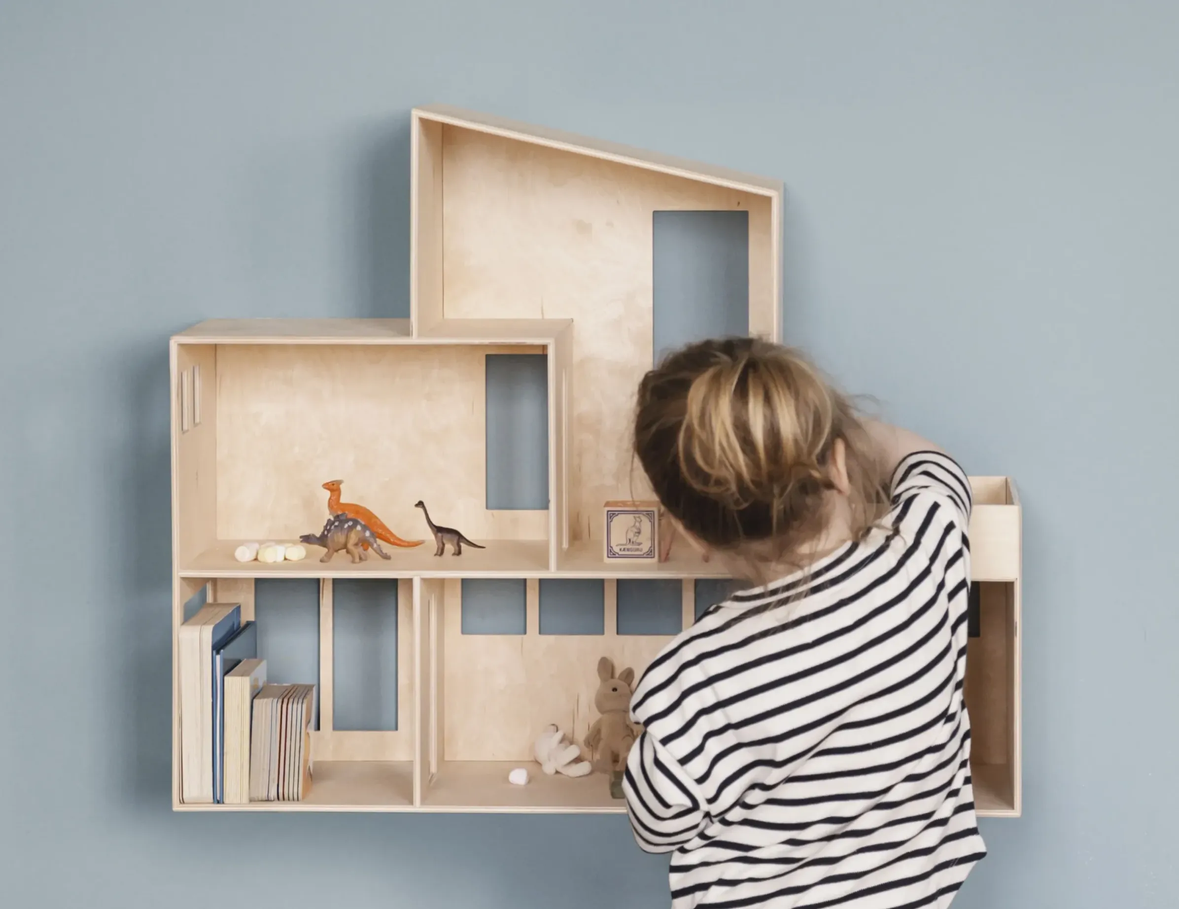Etagere Funkis House Large/ Maison De Poupees - L 66 X H 55 X Prof. 20 Cm - Ferm Living