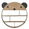 Etagere Panda Fibre Vegetale Beige Bois Naturel / O 91 Cm - Bloomingville