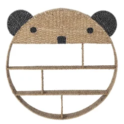 Etagere Panda Fibre Vegetale Beige Bois Naturel / O 91 Cm - Bloomingville