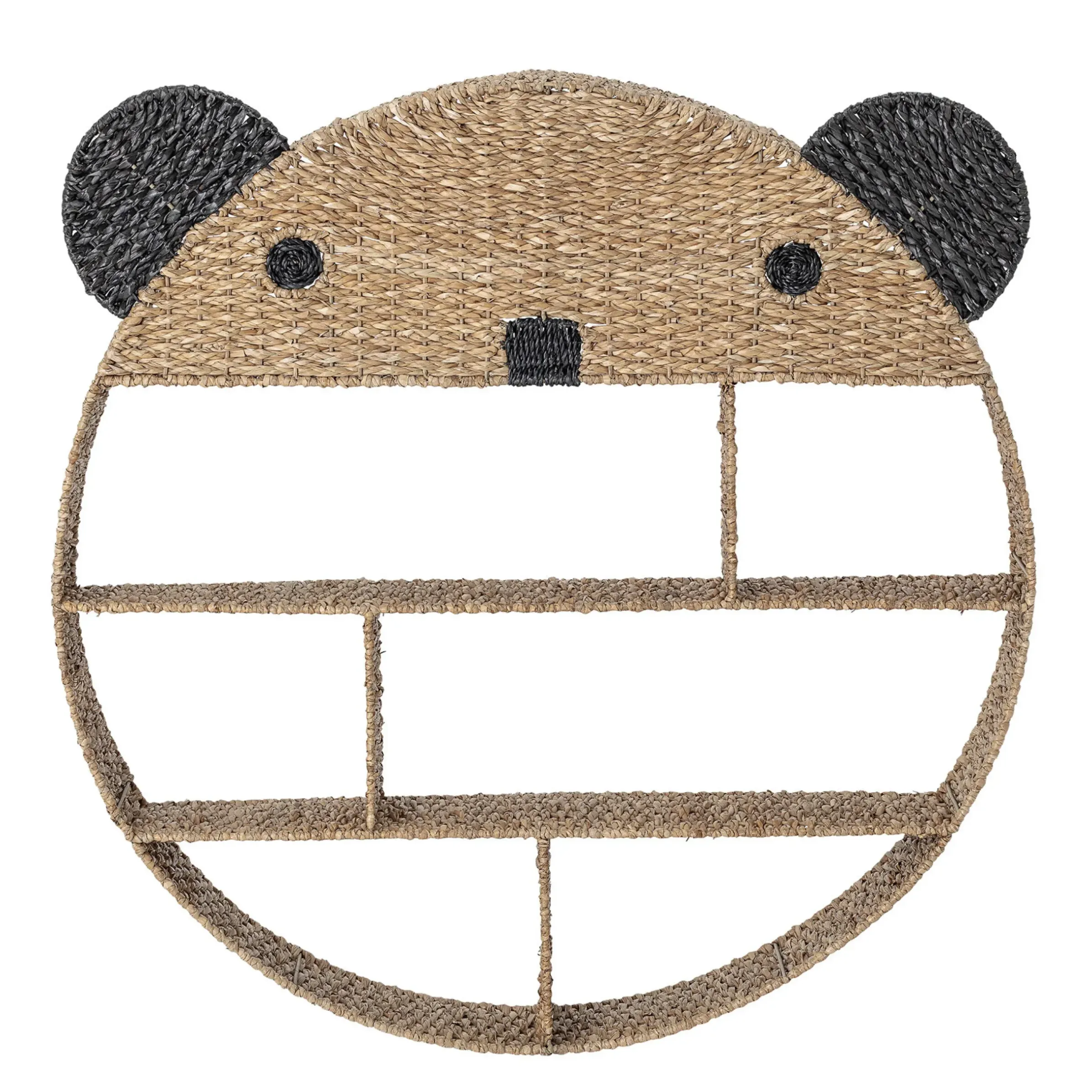 Etagere Panda Fibre Vegetale Beige Bois Naturel / O 91 Cm - Bloomingville