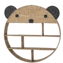Etagere Panda Fibre Vegetale Beige Bois Naturel / O 91 Cm - Bloomingville