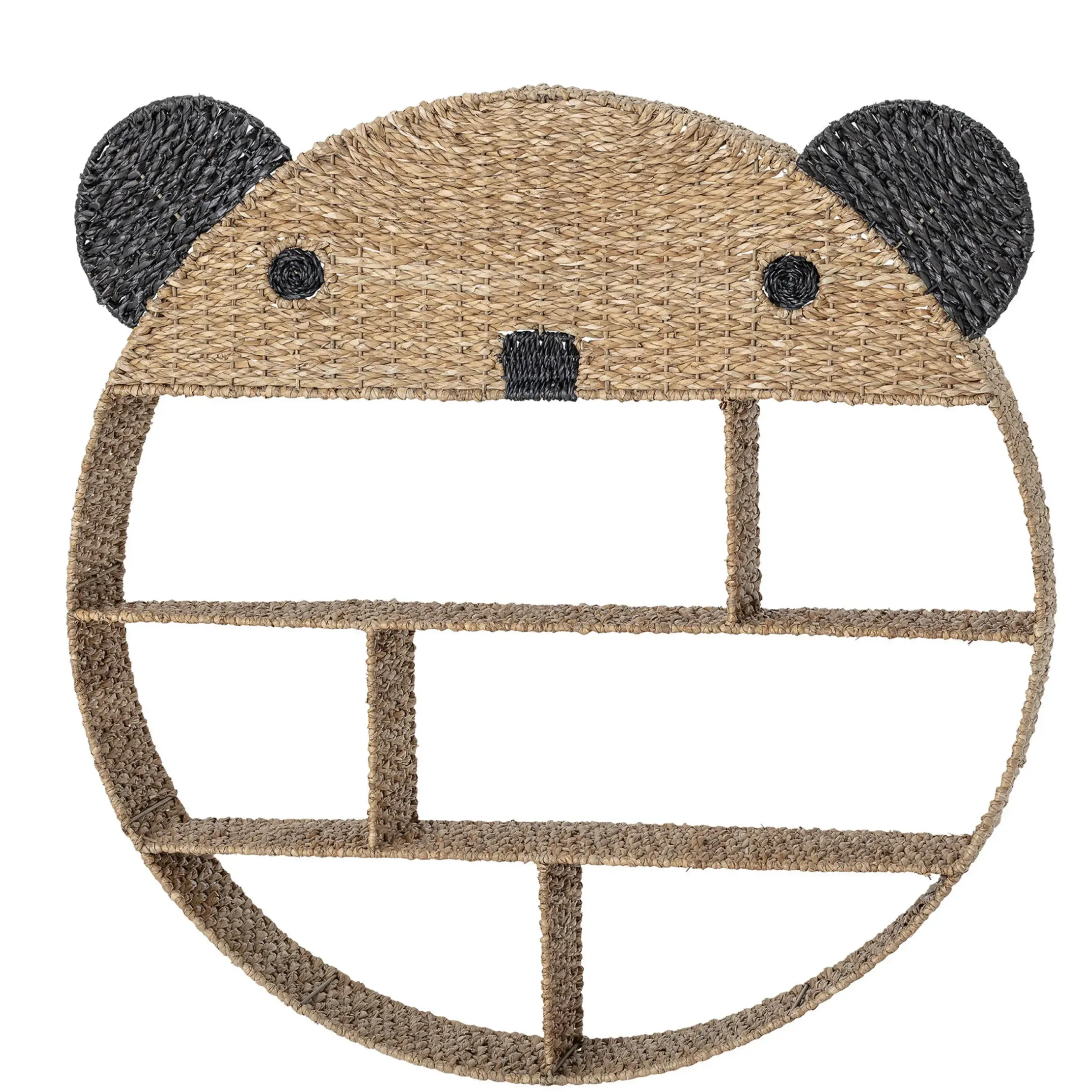 Etagere Panda Fibre Vegetale Beige Bois Naturel / O 91 Cm - Bloomingville