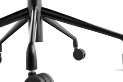 Fauteuil A Roulettes About A Chair Aac153 Cuir / Rembourre - Dossier Haut - Cuir Integral - Hay