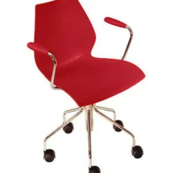 Fauteuil A Roulettes Maui Plastique- Kartell
