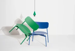 Fauteuil Bas Empilable Fromme Metal/ Aluminium - Petite Friture