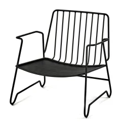 Fauteuil Bas Fish & Fish Metal / Sans Coussin - Acier - Serax