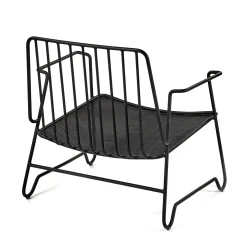 Fauteuil Bas Fish & Fish Metal / Sans Coussin - Acier - Serax