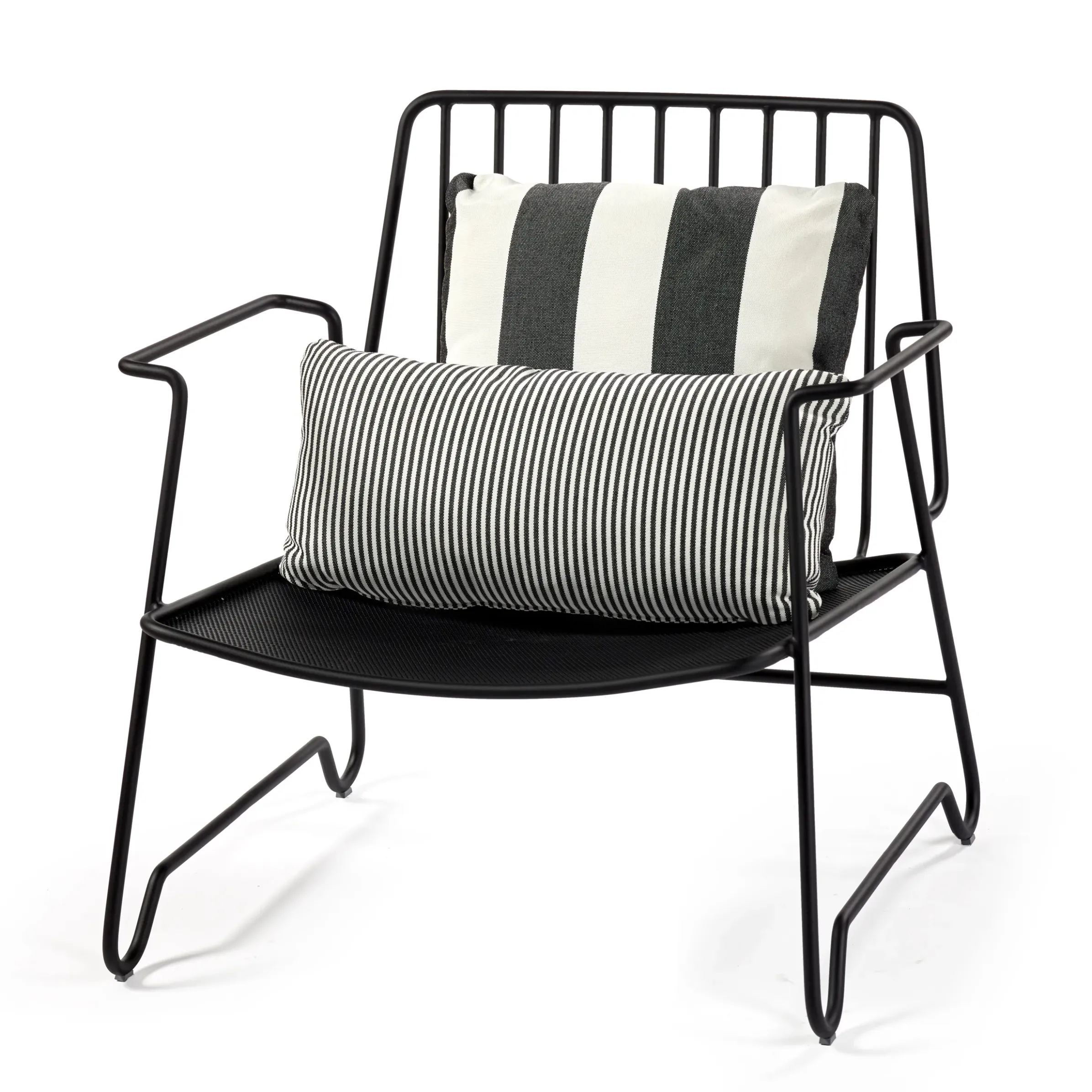 Fauteuil Bas Fish & Fish Metal / Sans Coussin - Acier - Serax