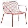 Fauteuil Bas Hiray Metal Rouge - Kartell