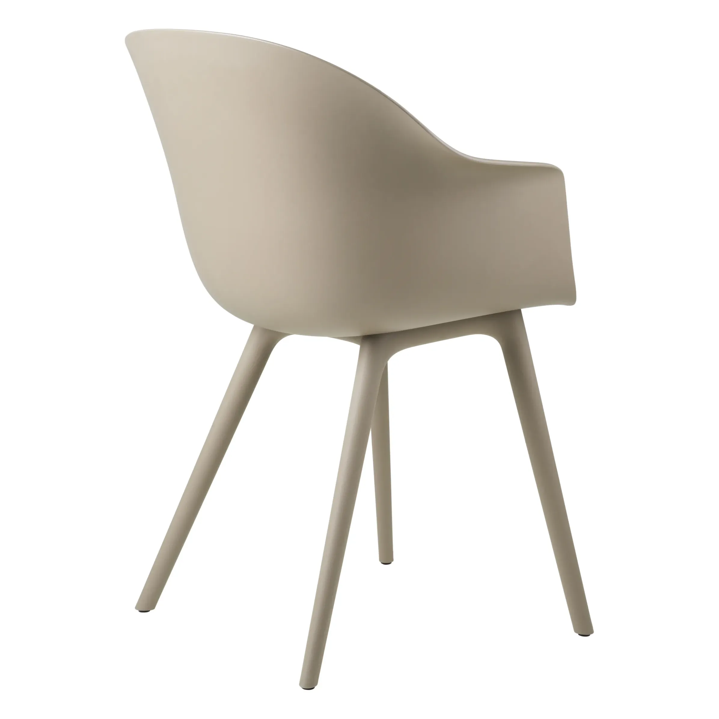 Fauteuil Bat Outdoor Plastique Beige - Gubi