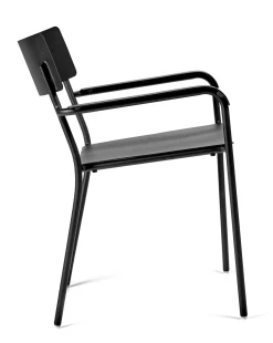 Fauteuil Empilable August Metal/ Aluminium - Serax