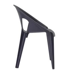 Fauteuil Empilable Bell Plastique Bleu / By Konstantin Grcic / Polypropylene Recycle - Eco-Concu - Magis