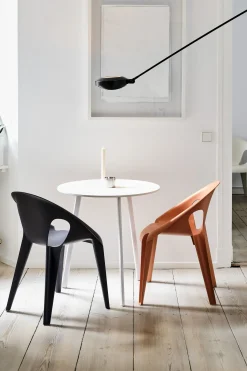 Fauteuil Empilable Bell Plastique Bleu / By Konstantin Grcic / Polypropylene Recycle - Eco-Concu - Magis