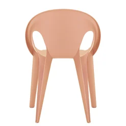 Fauteuil Empilable Bell Plastique Orange / By Konstantin Grcic / Polypropylene Recycle - Eco-Concu - Magis