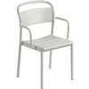 Fauteuil Empilable Linear Metal Gris - Muuto