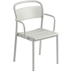 Fauteuil Empilable Linear Metal Gris - Muuto