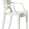 Fauteuil Empilable Louis Ghost Plastique Blanc / Polycarbonate 2.0 - Kartell