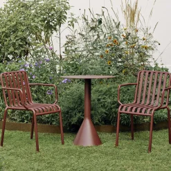 Fauteuil Empilable Palissade Metal Rouge / R & E Bouroullec - Hay