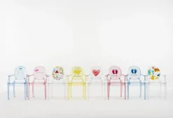 Fauteuil Enfant Lou Lou Ghost Plastique / Dossier Décore - Kartell