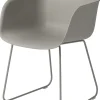 Fauteuil Fiber Plastique / Pied Traineau - Muuto