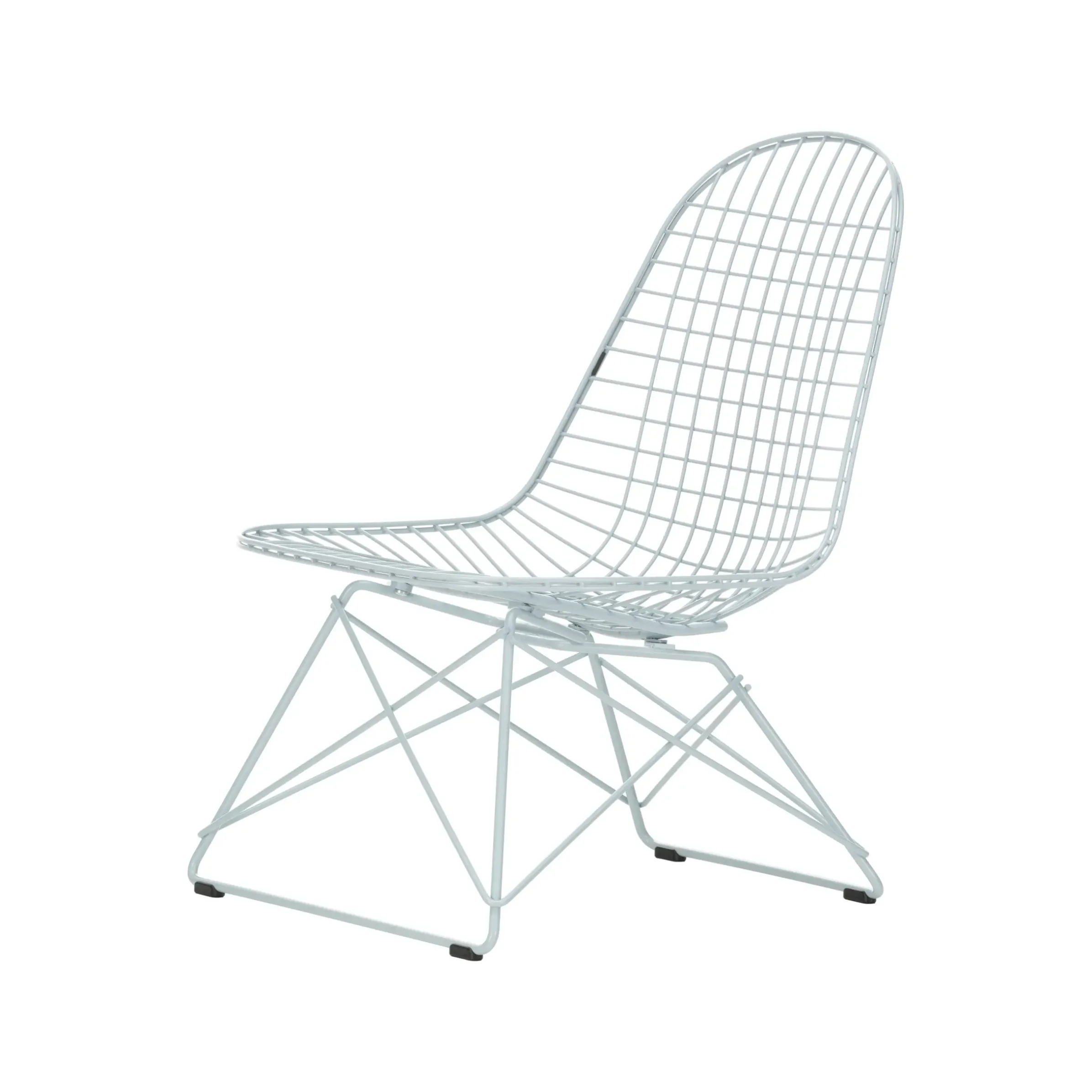 Fauteuil Lounge Wire Chair Lkr Metal Bleu / Charles & Ray Eames, 1951 - Vitra