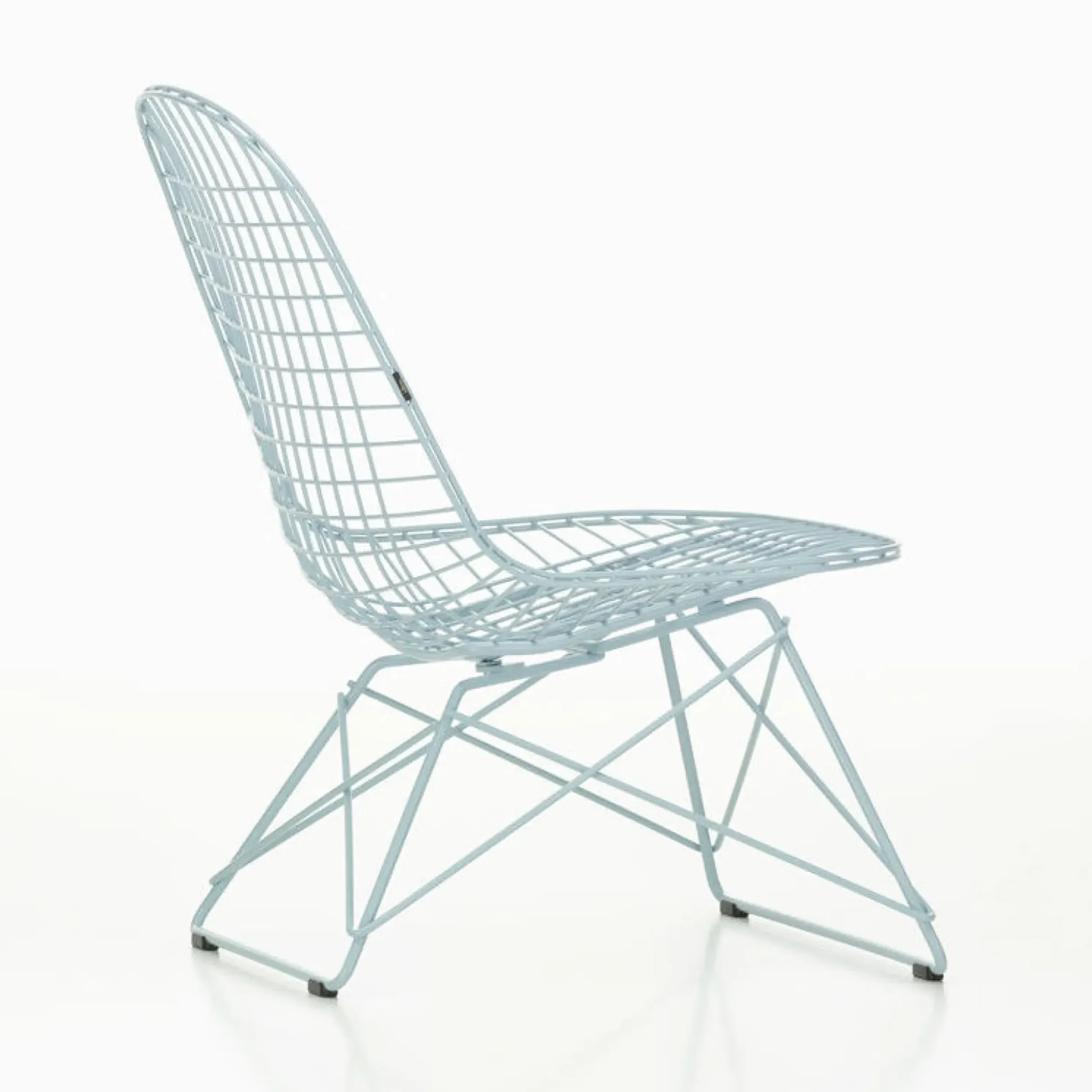 Fauteuil Lounge Wire Chair Lkr Metal Bleu / Charles & Ray Eames, 1951 - Vitra
