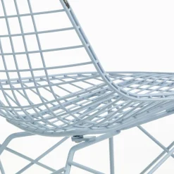 Fauteuil Lounge Wire Chair Lkr Metal Bleu / Charles & Ray Eames, 1951 - Vitra