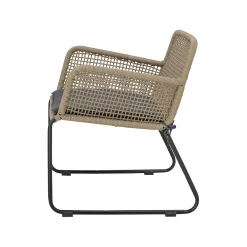 Fauteuil Mundo Tissu Fibre Vegetale Beige / Corde Polyester - Bloomingville