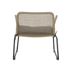 Fauteuil Mundo Tissu Fibre Vegetale Beige / Corde Polyester - Bloomingville