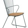 Fauteuil Paon Metal Vert Bois Naturel / Bambou - Houe