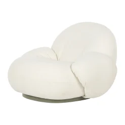 Fauteuil Pivotant Pacha Outdoor Tissu Beige / Avec Accoudoirs - Pierre Paulin, 1975 - Gubi