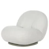 Fauteuil Pivotant Pacha Outdoor Tissu Blanc Beige / Pierre Paulin, 1975 - Gubi