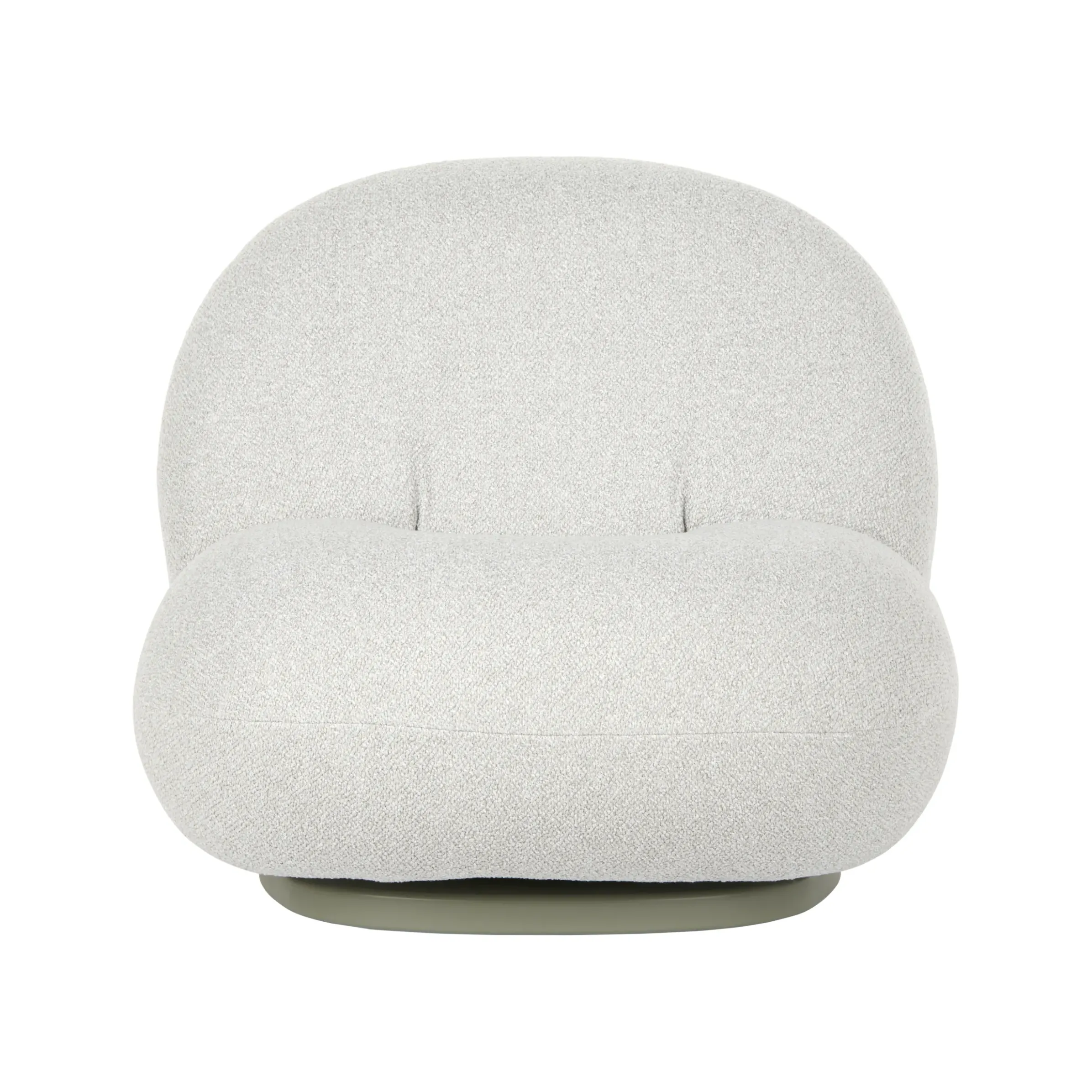 Fauteuil Pivotant Pacha Outdoor Tissu Blanc Beige / Pierre Paulin, 1975 - Gubi