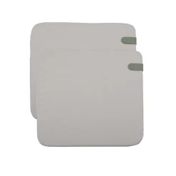 Galette De Chaise Color Mix Tissu Beige / 41 X 45 Cm - Set De 2 - Fermob