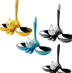 Gamelle Tigrito Metal Plastique/ Pour Chat - Alessi