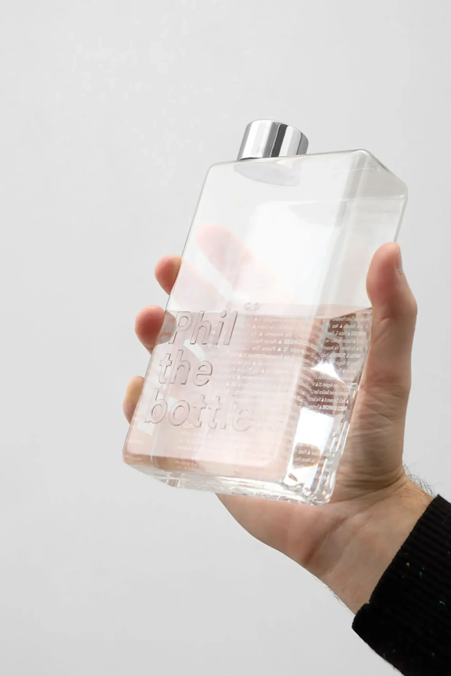Gourde Phil - Plastique Transparent / Bouteille Nomade Plastique Ecologique - 500 Ml - Palomar
