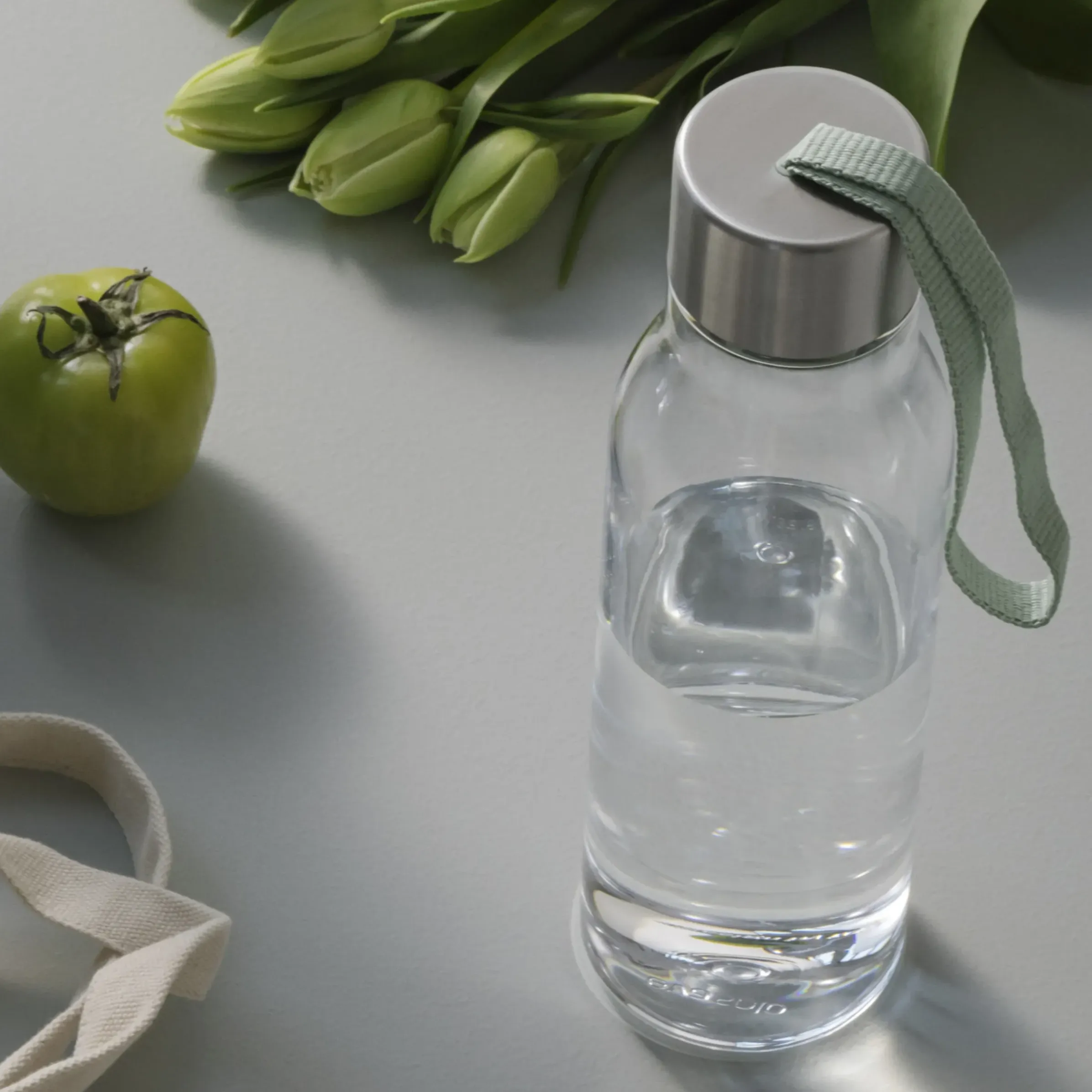 Gourde Plastique Vert Small 0,5 L / Bouteille Nomade Plastique Ecologique - Eva Solo