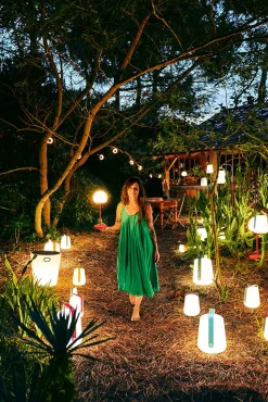 Guirlande Lumineuse Exterieur Hoop Led Plastique Vert 12 Metres / Bluetooth - Fermob