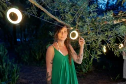 Guirlande Lumineuse Exterieur Hoop Led Plastique Vert 12 Metres / Bluetooth - Fermob