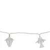 Guirlande Lumineuse Floralia Verre Rose Transparent / Led - 12 Abat-Jours Verre - L 420 Cm - Seletti