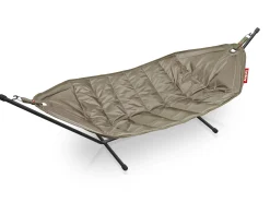 Hamac Avec Support Headdemock Metal Tissu Marron Gris / Tissu Polyester- Fatboy