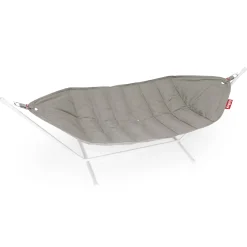 Hamac Avec Support Headdemock Superbe Tissu Gris Beige / Tissu Olefine Beige - Fatboy