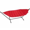 Hamac Avec Support Headdemock Superbe Tissu Rouge / Tissu Olefine - Fatboy