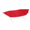 Hamac Avec Support Headdemock Superbe Tissu Rouge / Tissu Olefine - Fatboy