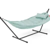 Hamac Avec Support Headdemock Superbe Tissu Vert / Tissu Olefine Vert - Avec Coussin - Fatboy