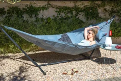 Hamac Avec Support Headdemock Superbe Tissu Vert / Tissu Olefine Vert - Avec Coussin - Fatboy
